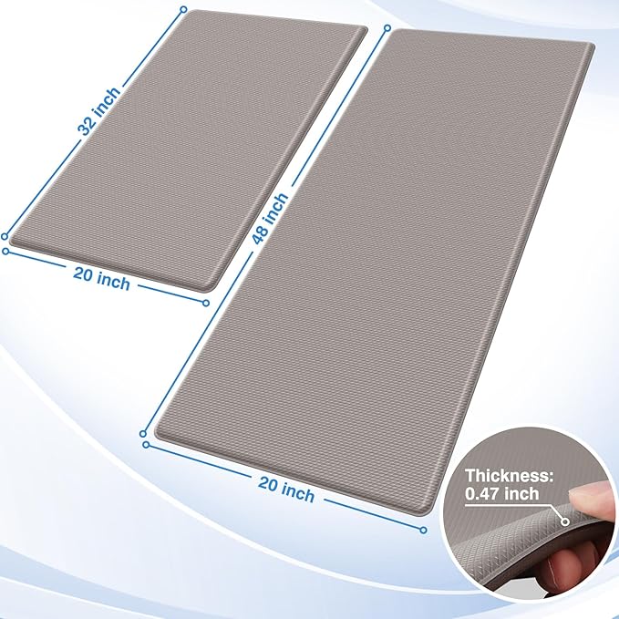 StepRite Kitchen Mats, Cushioned Anti Fatigue Kitchen Mats