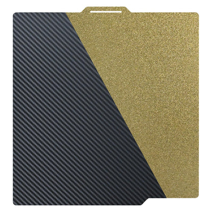AJOYIB Textured PEI & Smooth PET (Carbon Fiber Pattern) Heat Bed Plate Flexible Print Bed Compatible with Bambu Lab X1C / X1 / X1E / A1 / P1S / P1P