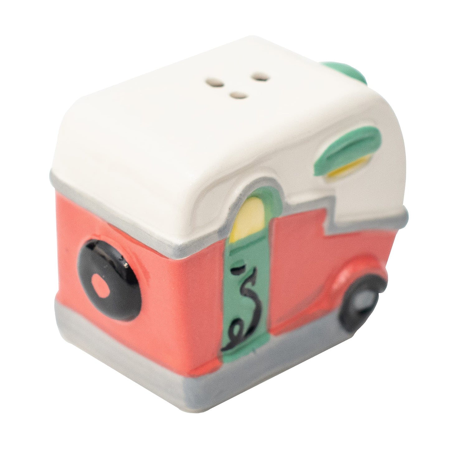 Salt and Pepper Car and Camper Spice Shakers & Napkin Holder, Sun and Moon Reversible Camping Decor, Spice Set, Retro Refillable, 4.6 x 7.2 x 2.5, Travel Camper Accessories