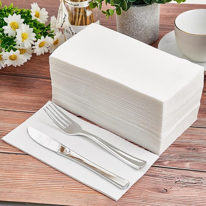 600PACK Disposable Hand Towels for Bathroom, Soft and Absorbent Paper Guest