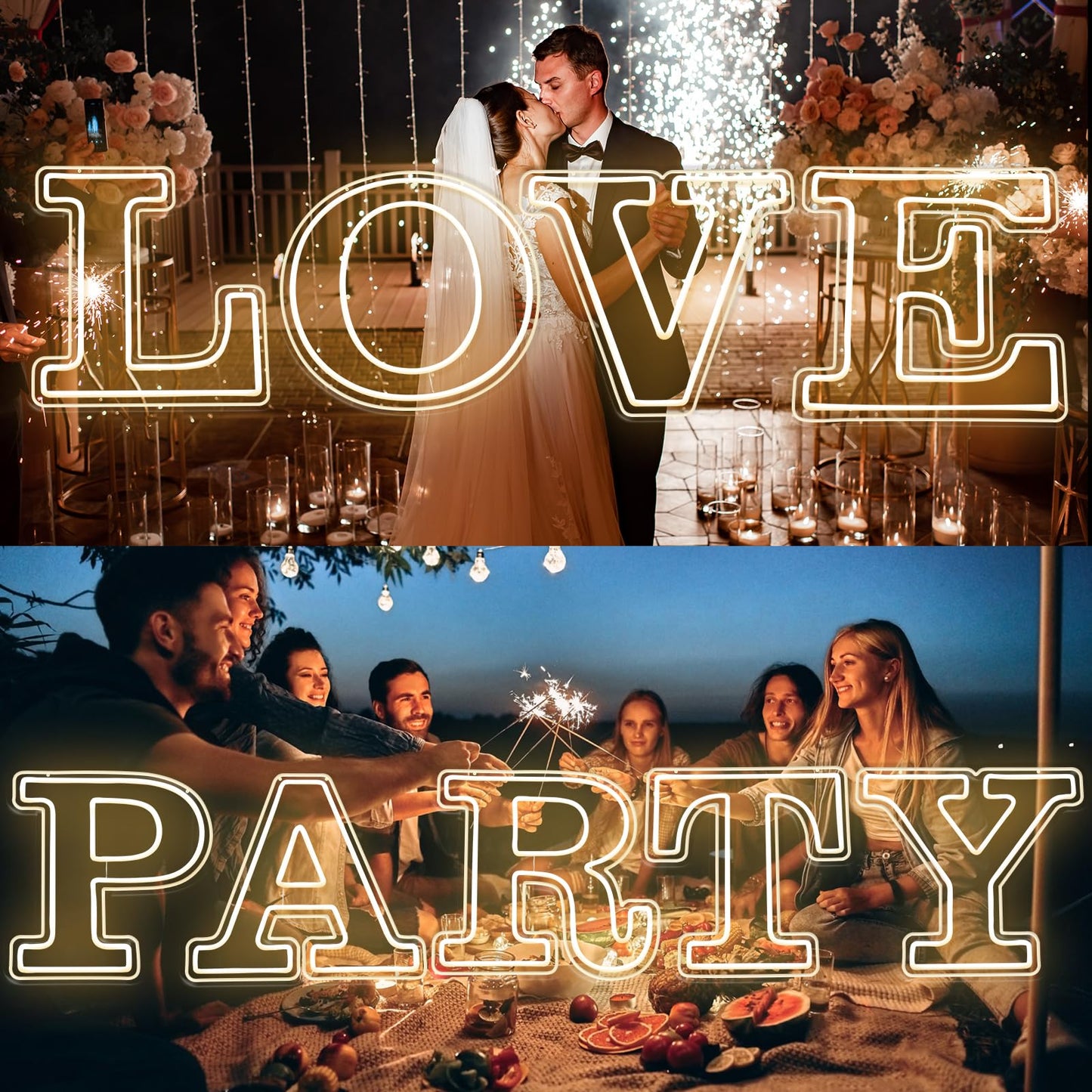 RumonZS Light Up Letters E LED Letters Lights Neon Sign 26 Alphabet 11.4"Decorative Lighted Alphabet for Wedding Party Birthday Bar Christmas Home Decor Letter Lights (Warm White)