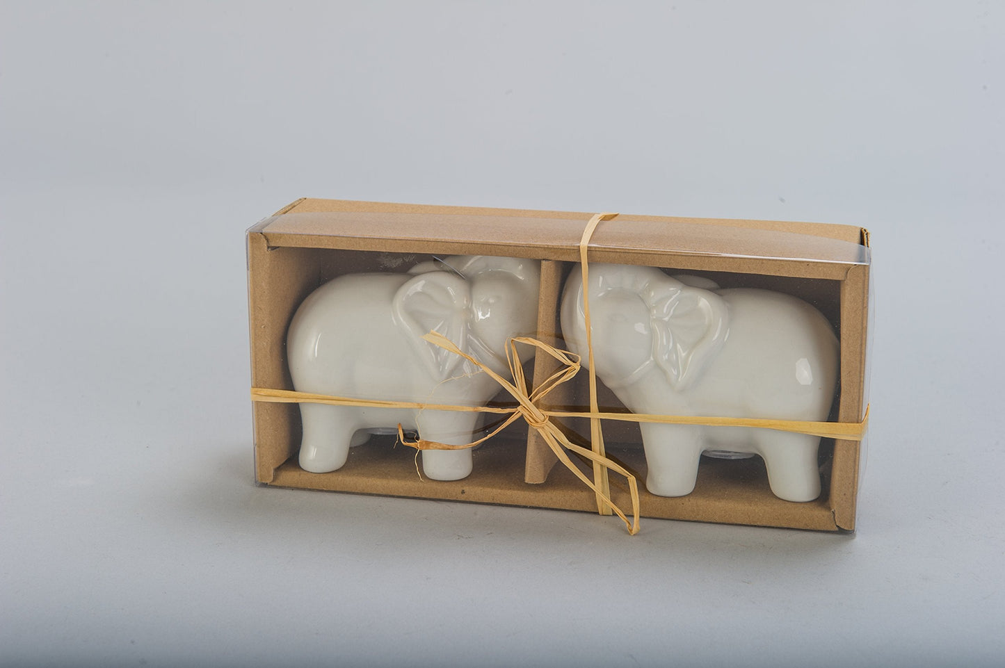BIA Cordon Bleu Elephant Salt and Pepper Shakers, White (904062GS1SIOC)