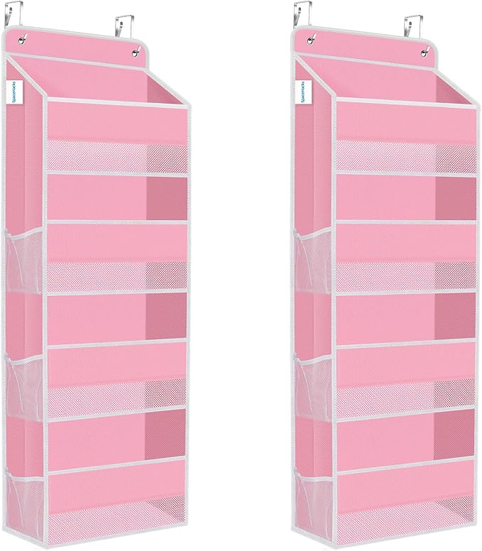2 Pack Over The Door Organizer Hanging Storage Organizers
