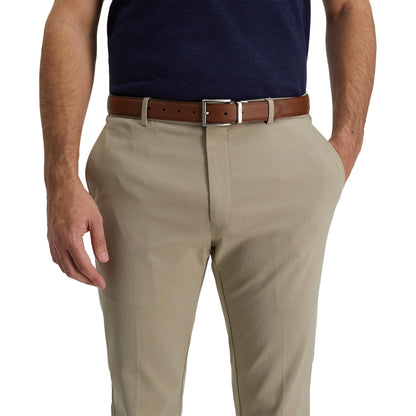 Tommy Hilfiger Men's Reversible Leather Belt - Casual for Mens Jeans with Double Sided Strap and Silver Buckle , cognac/black, 36