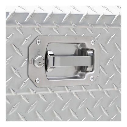 UWS EC10611 Pull Handle 72-Inch Heavy-Wall Aluminum Truck Tool Box with Low Profile, RigidCore Lid, Silver
