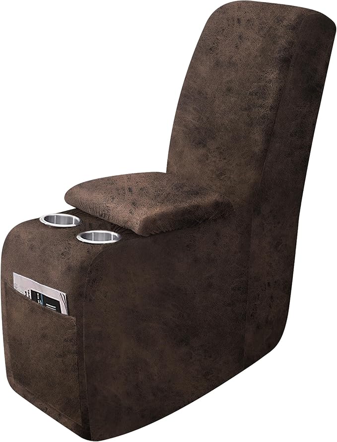 ANARACHON Leather Look Recliner Console Cover