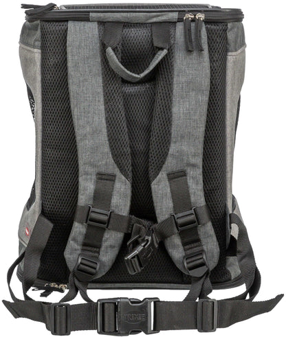 Trixie Rucksack Timon, 34 × 44 × 30 cm, schwarz/grau