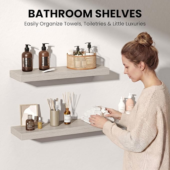 Fun Memories 40Inch Floating Shelves