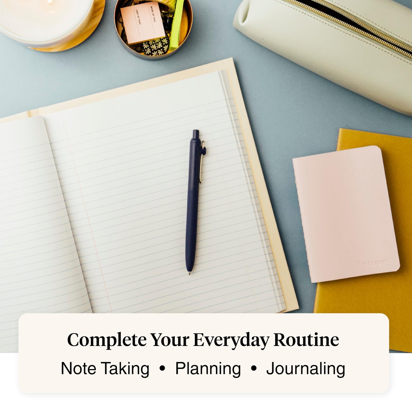 uni-ball Zento Gel Ink Rollerball Pens, 4 Black Medium Point Smooth Writing Pens, Colored Japanese Pens, Muted Colors