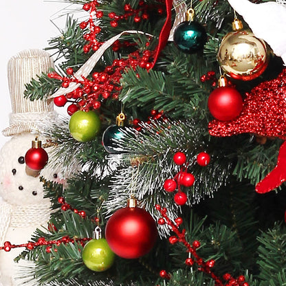 Christmas Tree Ornaments, 40pcs Christmas Ball Ornaments Set Shatterproof Christmas Tree Decorations for Xmas