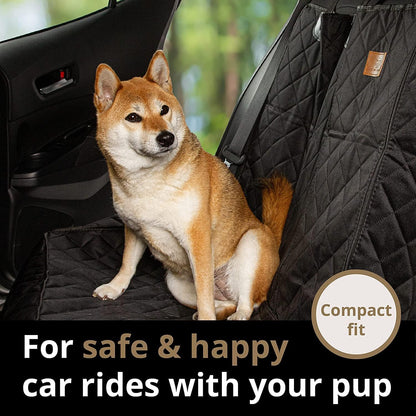 AMZPET Dog Car Seat Cover (Compact: 122 cm) - Waterproof - Non-slip & Scratch Proof - Durable - 56 x 45 x 122 cm