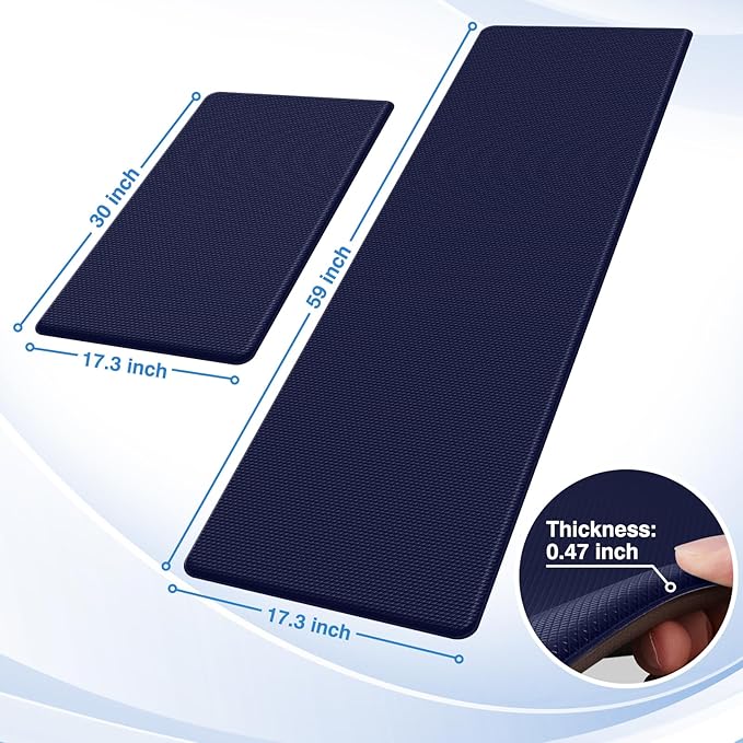 StepRite Kitchen Mats, Cushioned Anti Fatigue Kitchen Mats