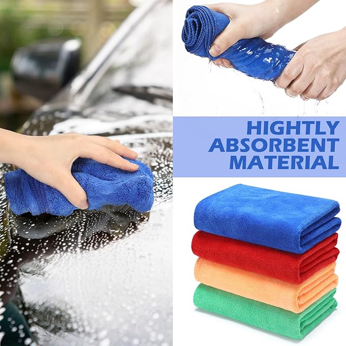 10 Pcs Extra Large Microfiber Cleaning Cloth 30" x 20" Large Floor Microfiber
