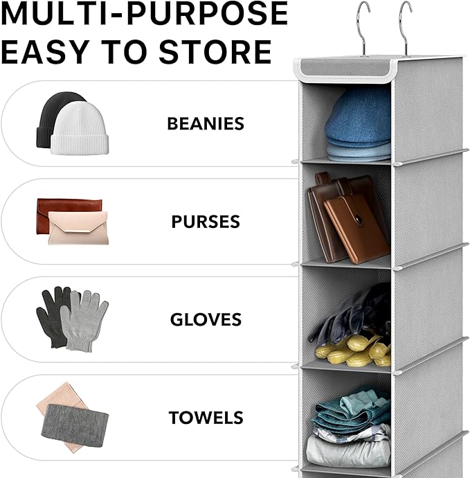 Simple Houseware 10 Shelves Hanging Shoes Organizer Holder