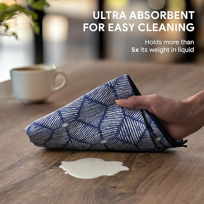RECYCO Waffle Kitchen Towel Set of 2