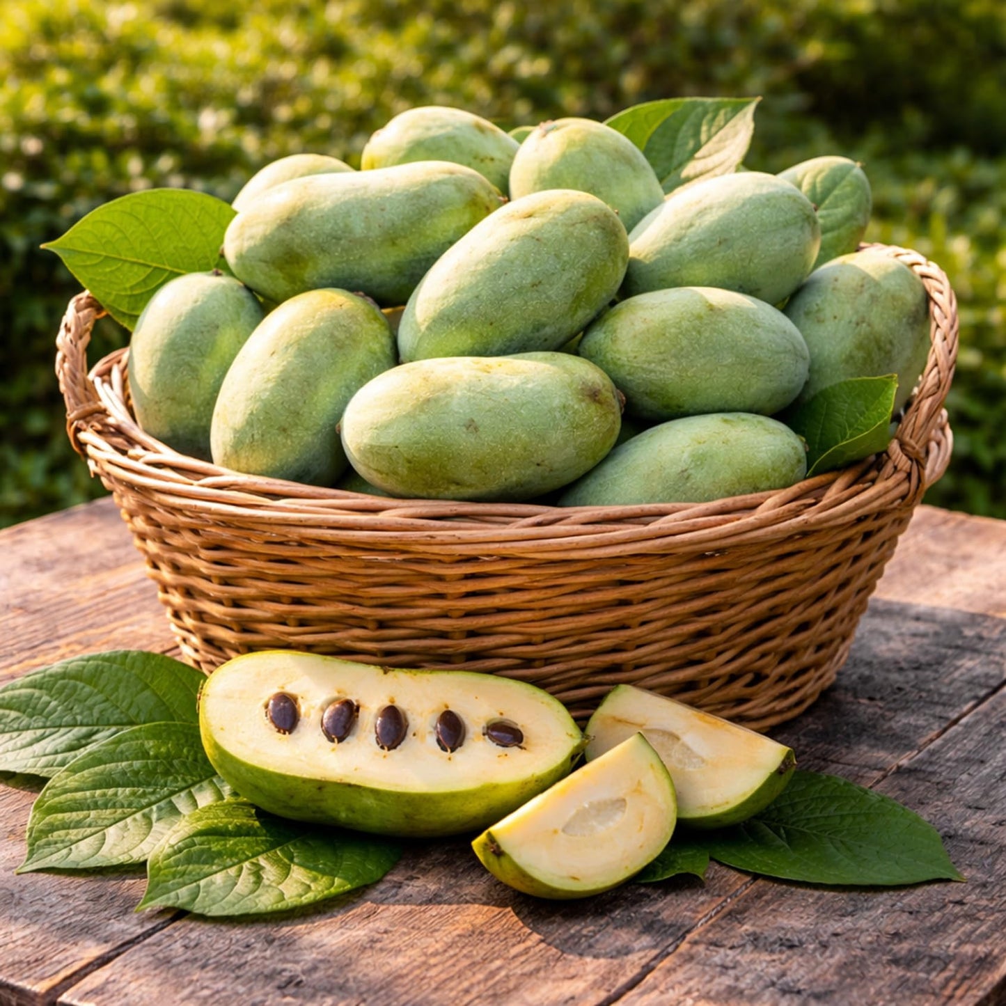 Pawpaw Tree Live Plants (Asimina triloba) – 1-2 Feet Tall Hardy Native Fruit Trees – Produces Delicious Tropical-Flavored Pawpaw Fruit – Fast Growing Backyard Orchard Plant (3 Trees)