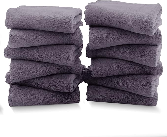 TENSTARS 12 Pack Premium Washcloths Set
