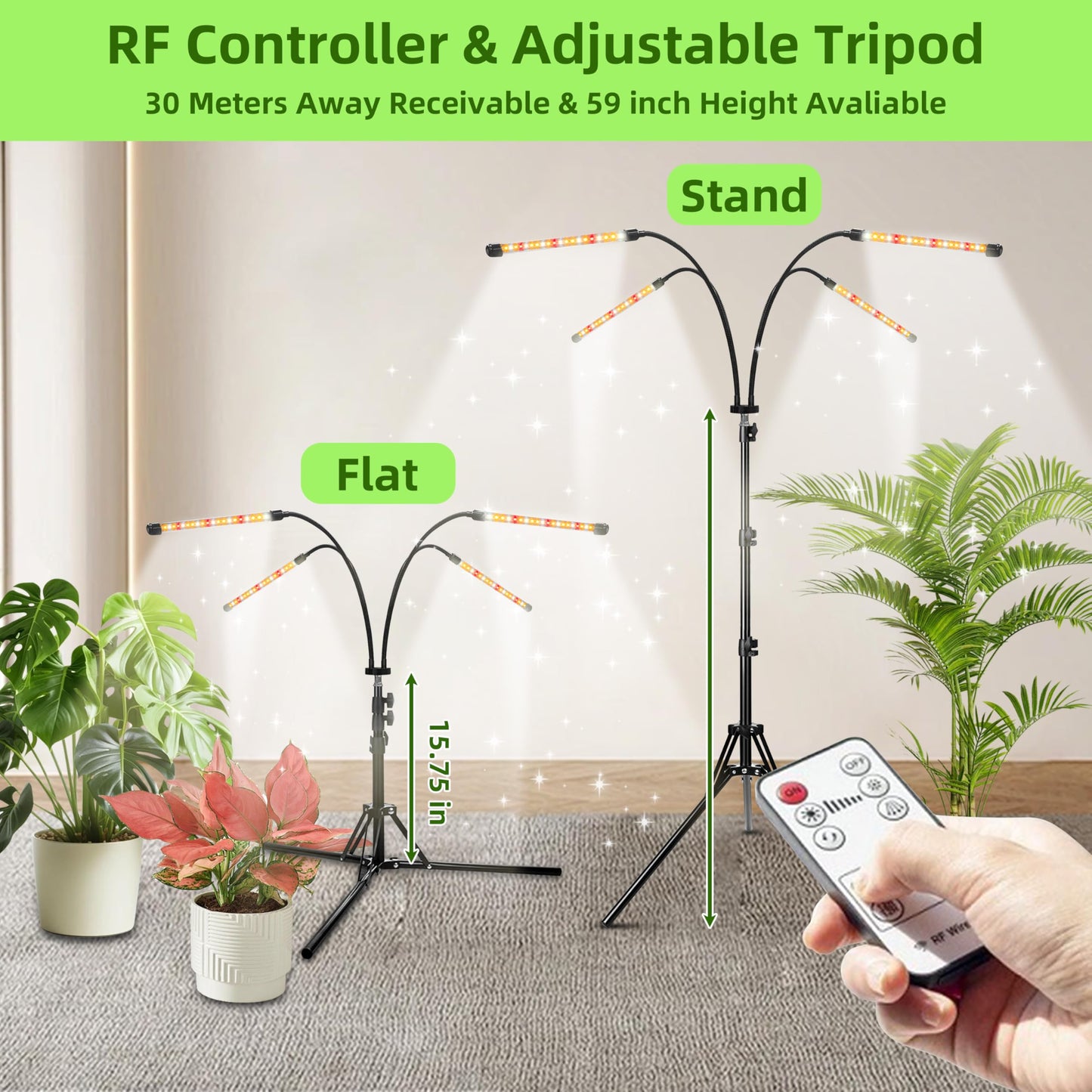 Grow Lights with Stand for Indoor Plants