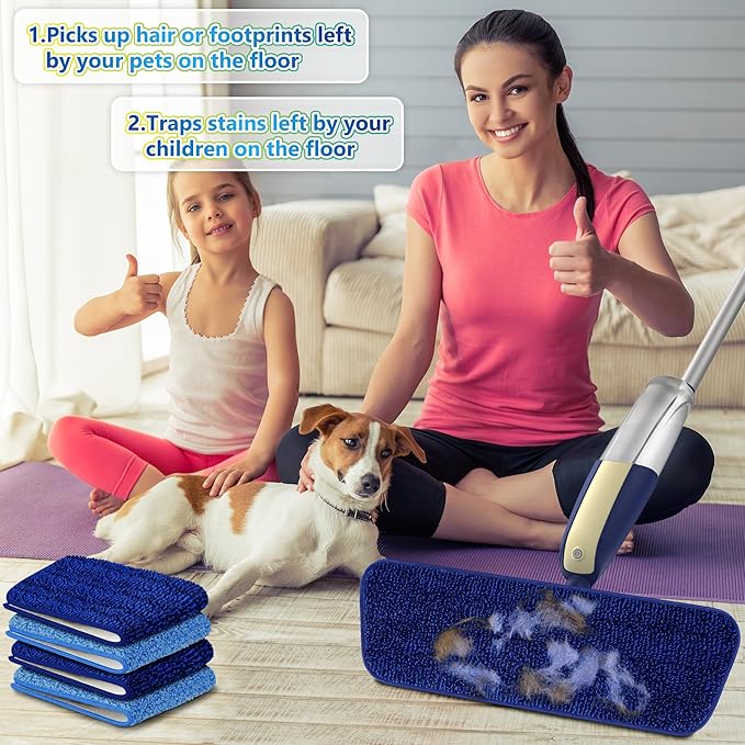 Spray Mops for Floor Cleaning: MEXERRIS Wet Jet Mops for Hardwood Wood Tile