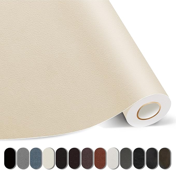Kangshoon Leather Repair Patches, Self-Adhesive Leather Repair Tape, Stretch