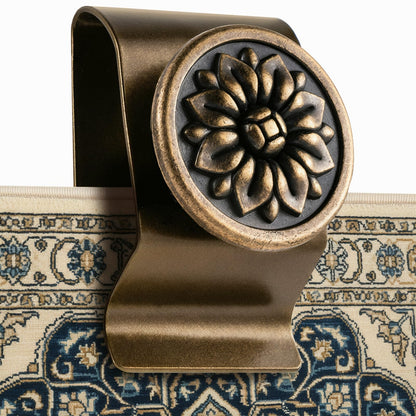 Quilt Hanger for Wall for Display,4 Pack Stainless Steel,Tapestry Hangers,Tapestry Hangers for Walls,(Bronze)