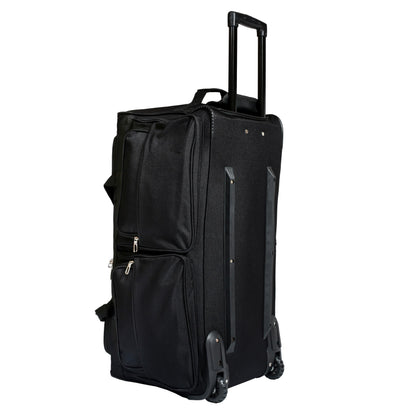 Generic 2 Wheeled Rolling Duffel Bag, Black, 30-Inch, 300001
