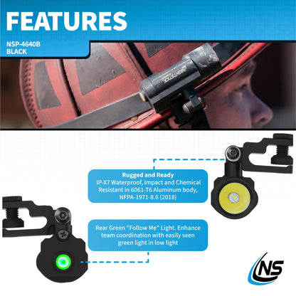 Nightstick NSP-4640B Forge™ Helmet-Mounted Multi-Function Flashlight