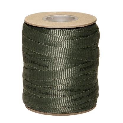 DeepRoot ArborTie Tree Straps for Staking and Guying, Flexible Tree Support Straps, Versatile Tree Rope, Tree Ties For Street Trees, Orchards, and Landscape Trees, 250’ Roll, Olive (AT 2G)