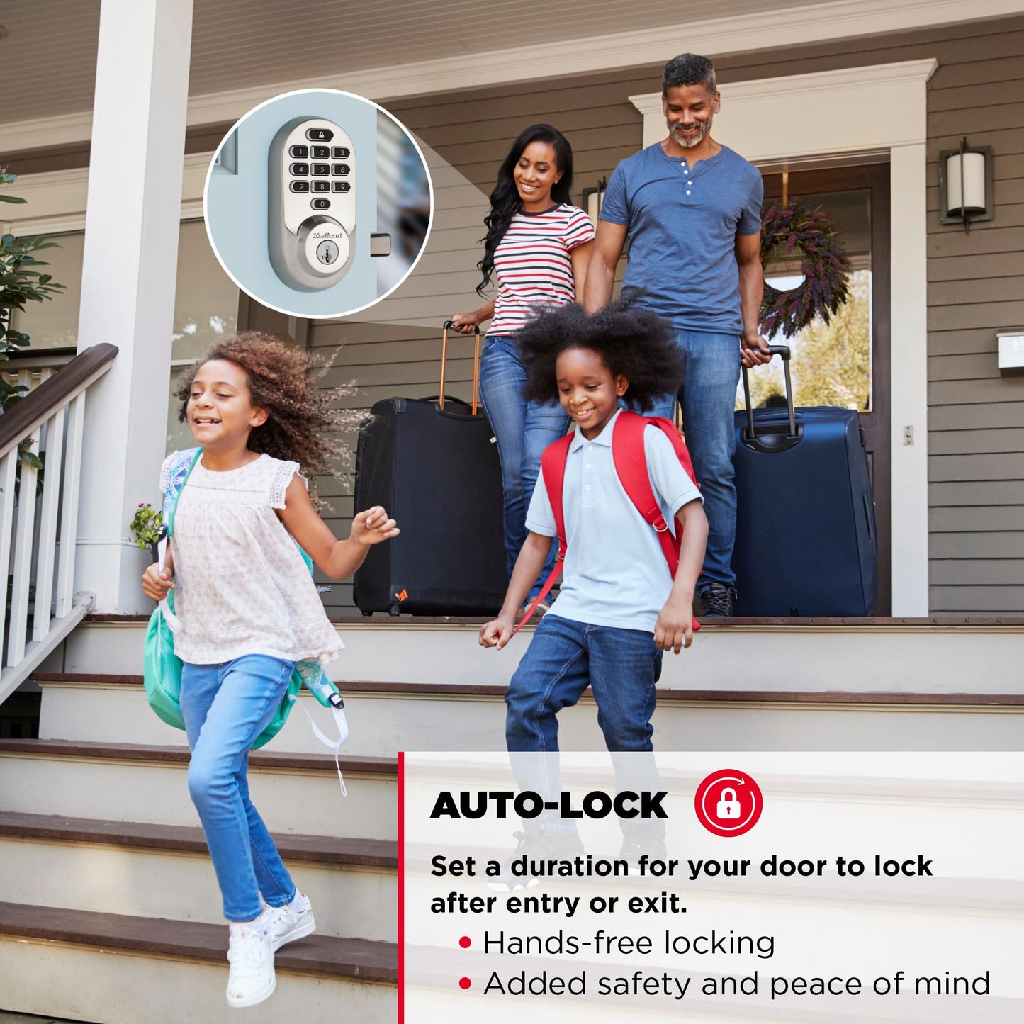 Kwikset Halo Wi-Fi Smart Lock, Keyless Entry Door Deadbolt, Geofence Auto-Unlock, Grade AAA Certified, No Hub Easy Install, Satin Nickel Lifetime Finish Warranty, Backlit Keypad