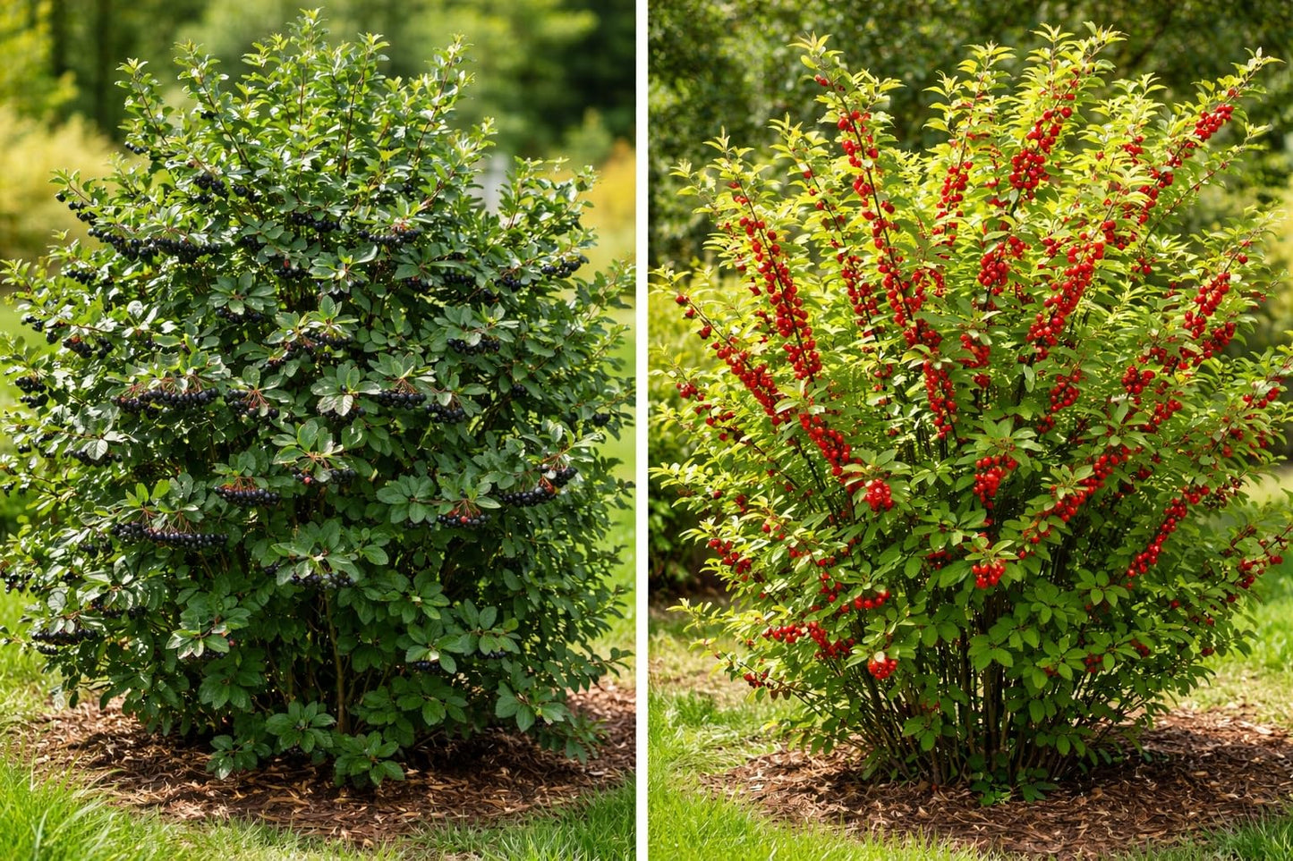 Black Chokeberry & Nanking Cherry Seed Pack (10 Seeds of Each) – Hardy Fruit Shrubs for Planting – High-Antioxidant Berries – Cold Tolerant – Non-GMO Garden Seeds
