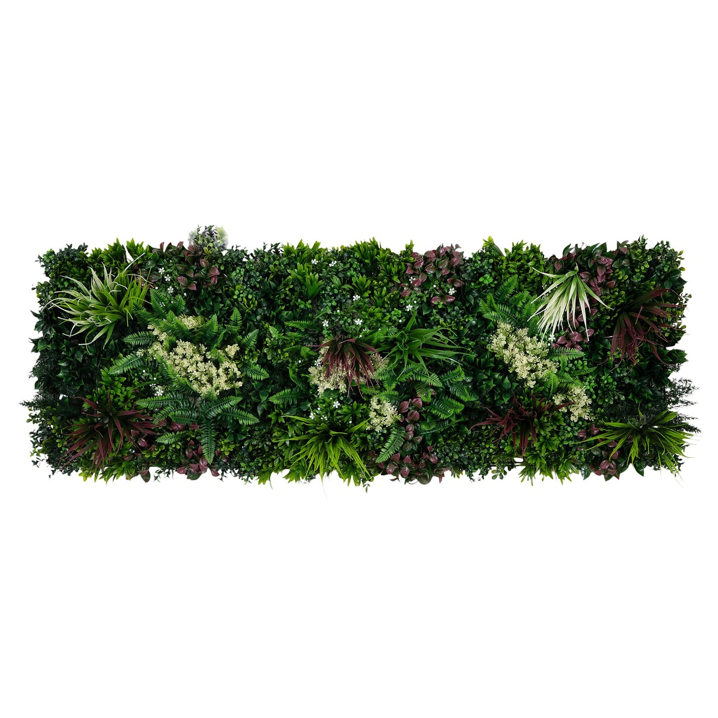 Nearly Natural Corfu Island Artificial Living Wall Panels, UV Resistant, 20x20 Inch, Indoor/Outdoor Greenery Panels, Easy Install Interlocking Design, Set of 3
