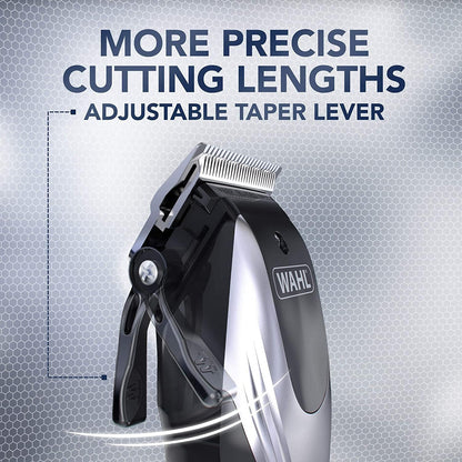 Wahl Rapid Clip Hair Clipper, Hair Clippers for Men, Rechargeable, Lithium-Ion Clipper, Men's Head Shaver, Cordless Clippers for Men, Haircutting Kit
