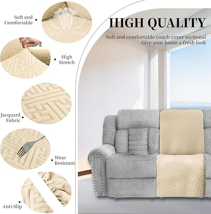 100% Waterproof Sectional Recliner Couch Covers
