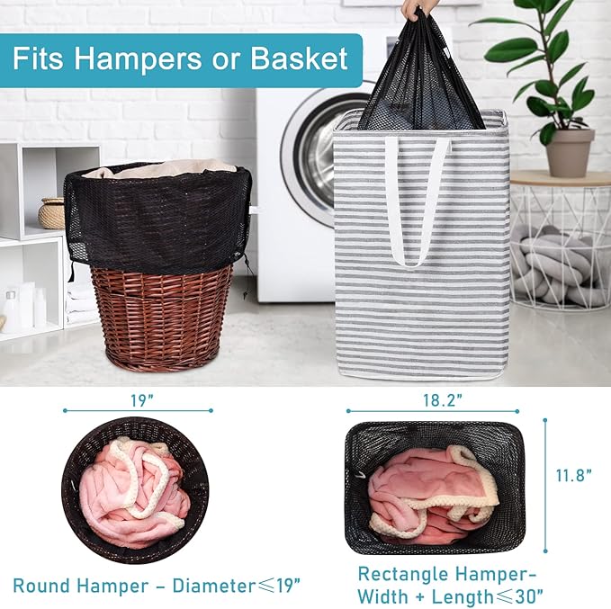 Polecasa Heavy Duty Extra Large Mesh Laundry Bags