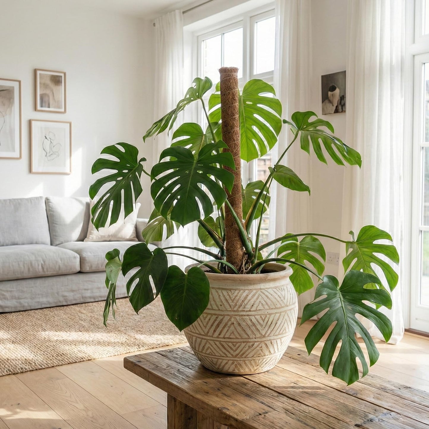 ragnaroc Monstera Deliciosa 2-4" 1ct – Live Plant for Indoor Outdoor Use, Garden & Landscaping – Live Arrival Guaranteed