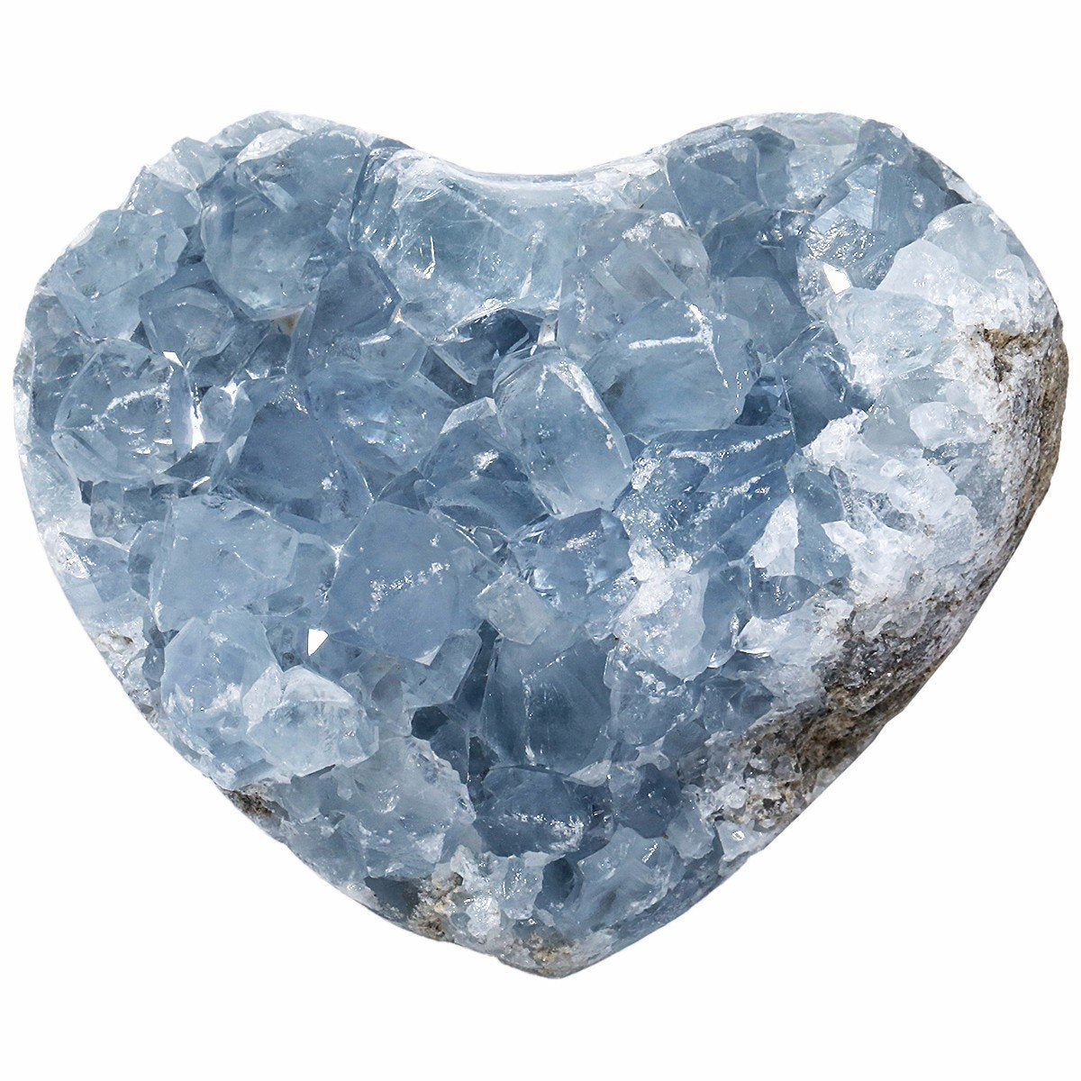 rockcloud Natural Raw Blue Celestite Mineral Healing Crystal Cluster Geode Irregular Home Decoration Gemstone Specimen Large