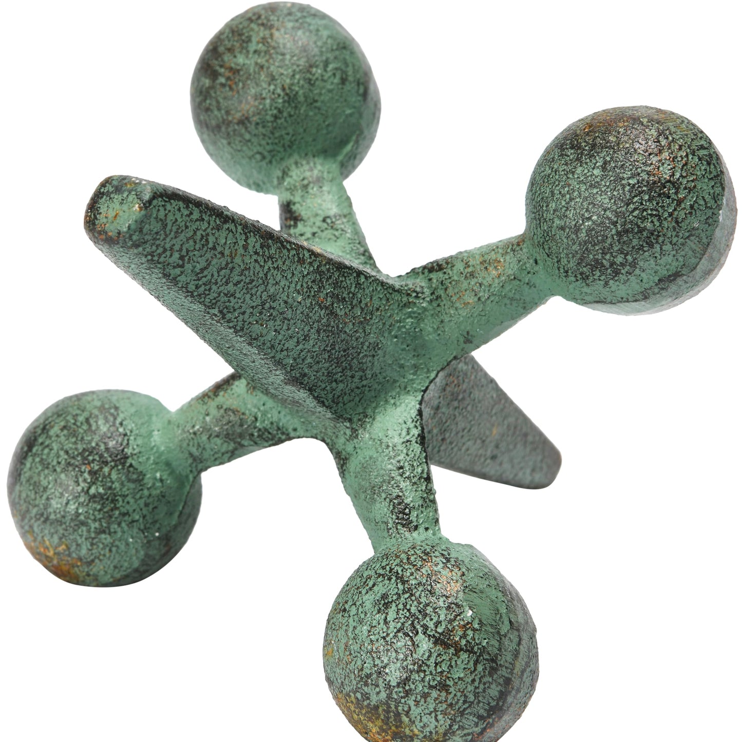 Creative Co-Op Cast Iron Jack Accent, Green