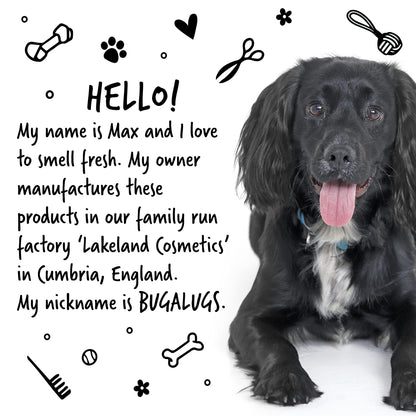 BUGALUGS Dog Shampoo and Conditioner with Luxury 2 in 1 Papaya & Coconut fragrance, professional puppy shampoo grooming products for smelly dogs