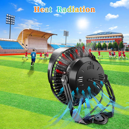 Juyace 800W Led Stadium Flood Light Outdoor Super Bright Commercial Area Lighting 100-277V 5000K Daylight IP65 Waterproof Arena for Sport Fields and Courts