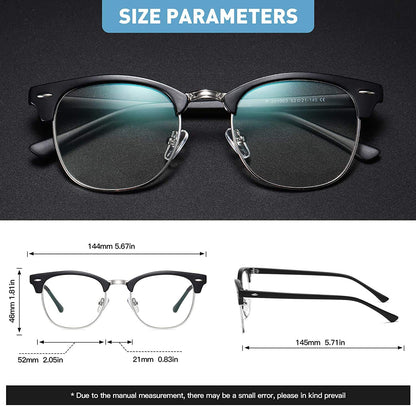 Perfectmiaoxuan Blue Light Blocking Glasses,Computer/Gaming/Screen Glasses for Women or Men，Anti Blue Light & UV