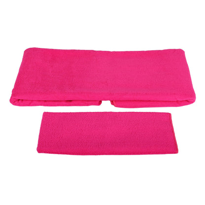 BalanceFrom 7-Piece Yoga Set with 71x24x1 Inches Extra Thick Mat and Carrying Sling – Includes 2 Blocks, Stretch Strap, 2 Towels, and Knee Pad for Home, Studio, and Gym Workouts