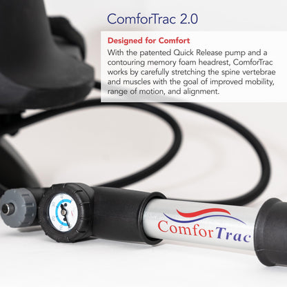 ComforTrac-Deluxe Home Cervical Traction Kit 2.0, Neck Therapy, Discomfort Relief, Relieve Cervicalgia, Degeneration of Disc, Spondylosis, and More, Carrying Case Included