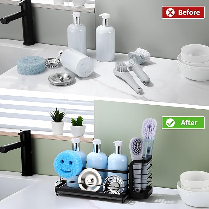 for Scrub Daddy & Mommy Sponge Holder, Kitchen Sink Caddy