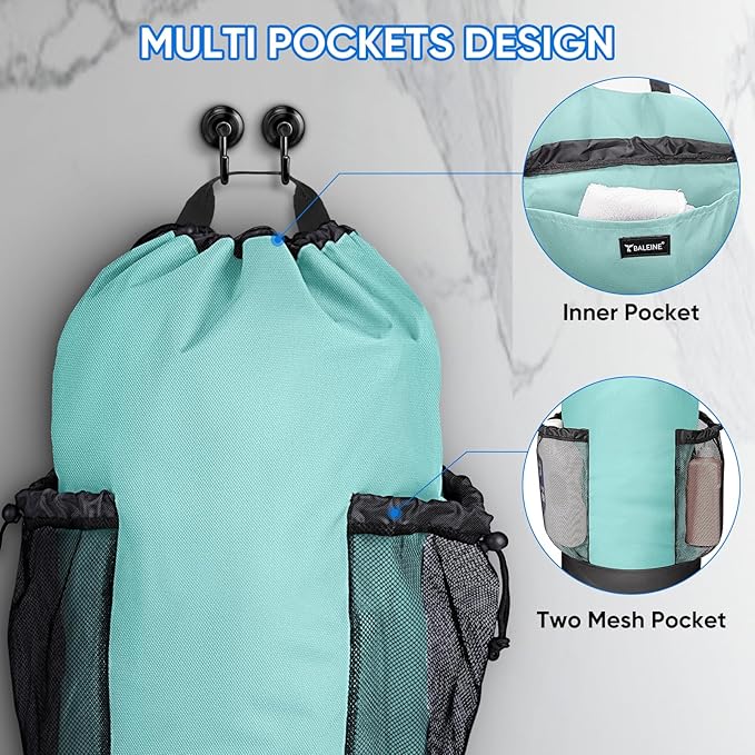 BALEINE 150L Laundry Bag Backpack, 900D Oxford Fabric Large Travel Laundry Bags