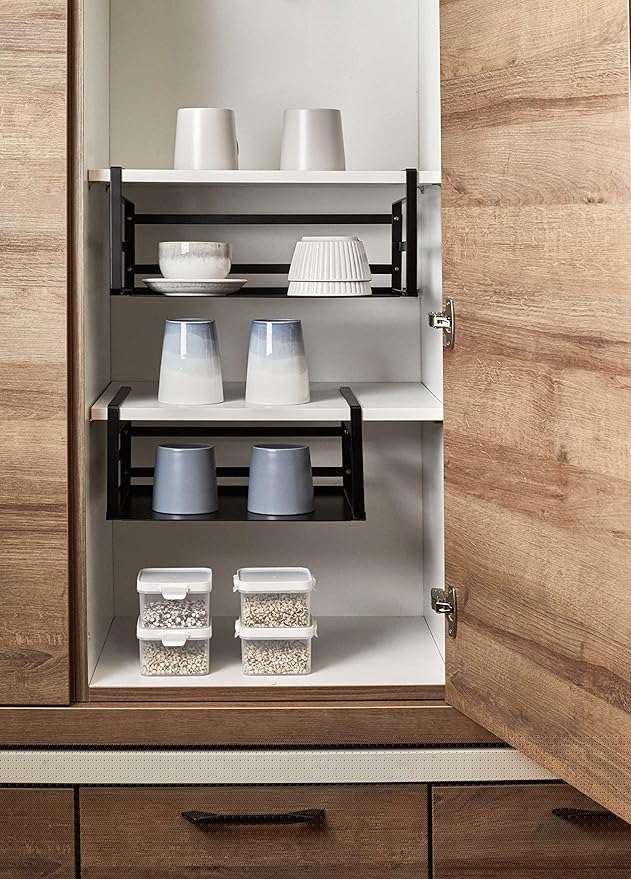 Nxconsu 2Pack Under Shelf Storage Basket Organizer Hanging Holder