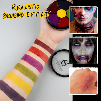 CHASPA Halloween Liquid Latex Special Effects SFX Makeup Kit for Fake Scar Wound Makeup - Scar Wax + 2 Btl Liquid Latex + 2 Btl Fake Blood + Spatula Tool + 2Pcs Stipple Sponge for Halloween Cosplay
