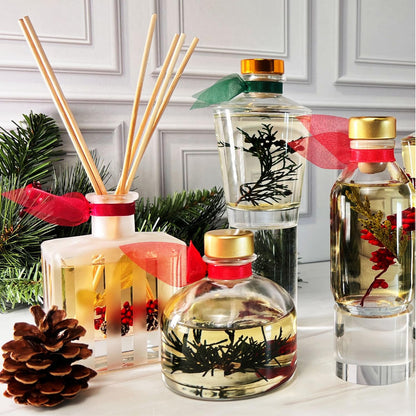 LOVSPA Reed Diffuser Set, Smoked Vanilla Scented Oil Diffuser with Sticks, Home Fragrance Accessories for Bathroom Shelf Decor, Aroma Diffusers for Home or Office Fall Decor, USA Made