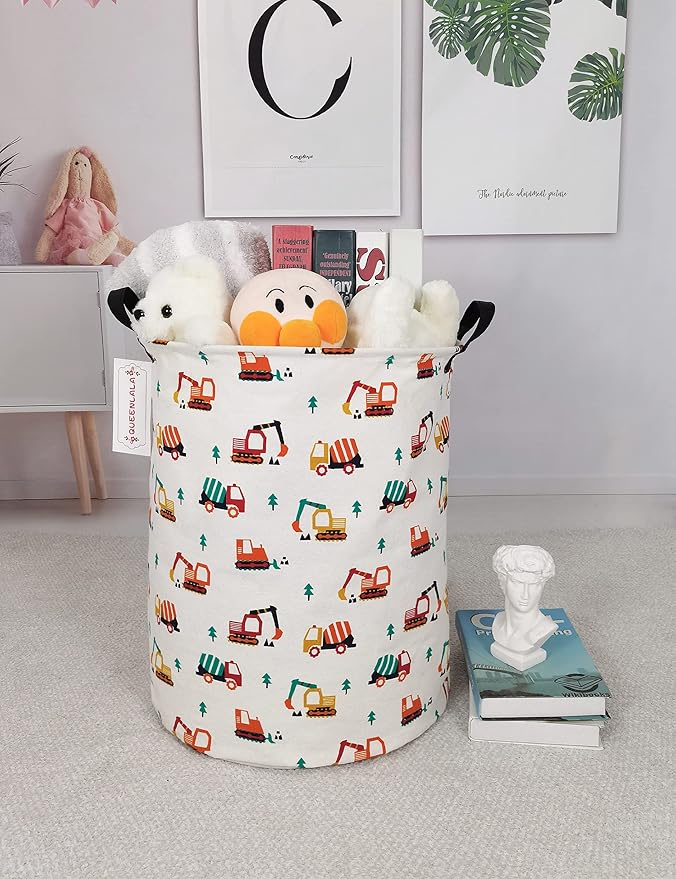QUEENLALA Large Storage Basket, Laundry Hamper/Bathroom/Home Decor/Collapsible