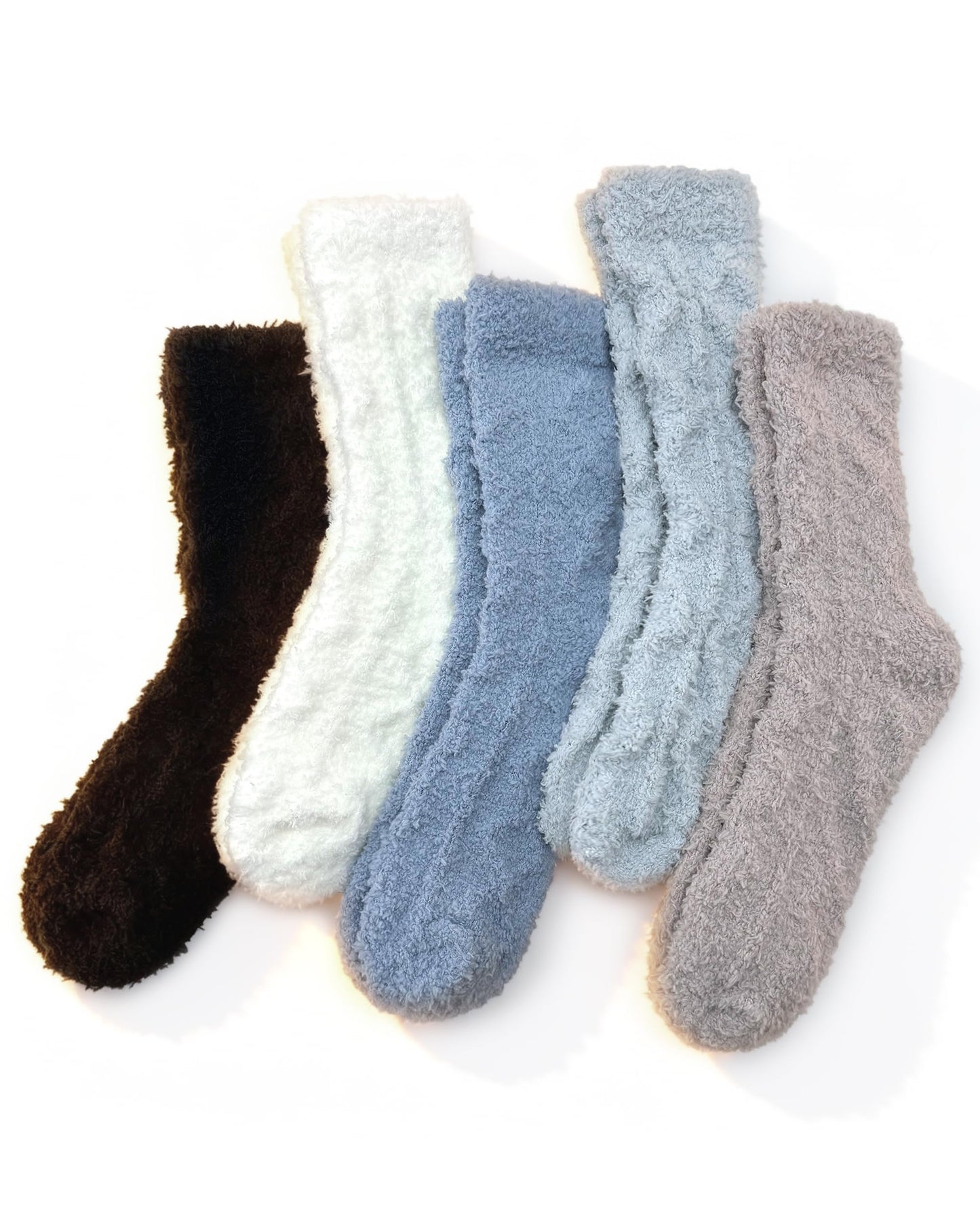 TEHOOK Warm & Cozy Valentines Gifts for Women, Fluffy Fuzzy Plush Sleeping Slipper Socks - Soft Warm Fabric