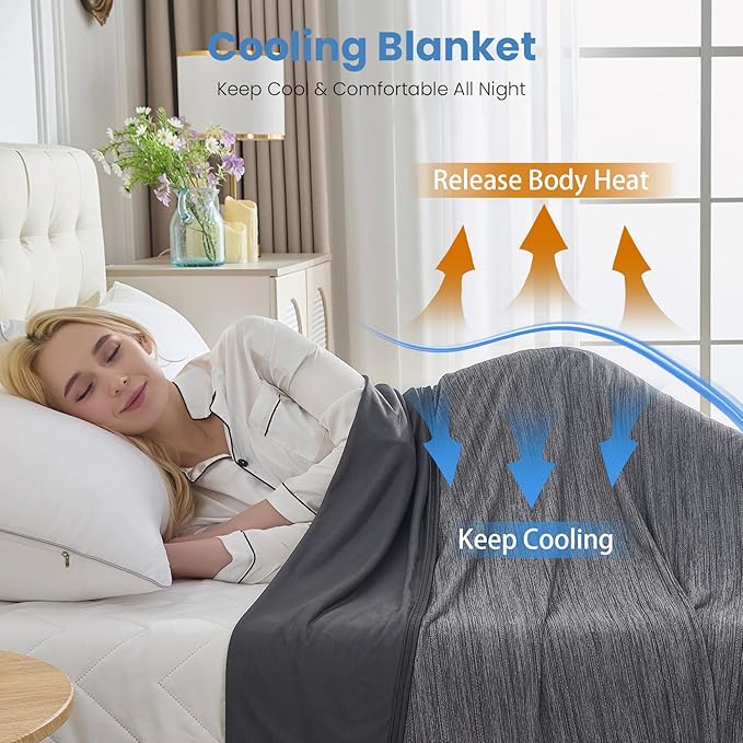 OIGAE Cooling Blanket for Hot Sleepers